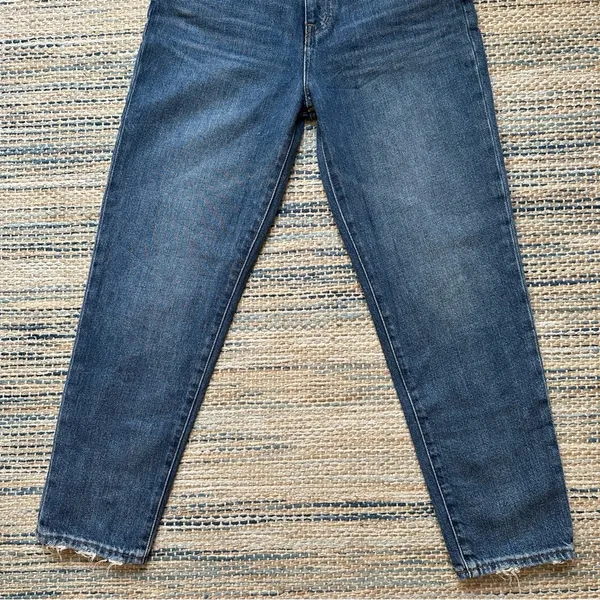 The Momjean in Downey Wash Size 25 Mom Jean Rigid Denim High Rise - Image 4