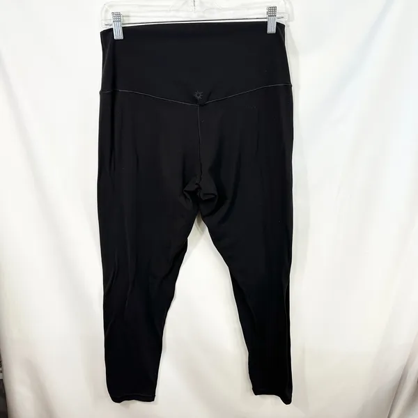 OFFLINE by Aerie XL Leggings Real Me Xtra Black High Rise 7/8 Solid Cropped 992 - Image 2