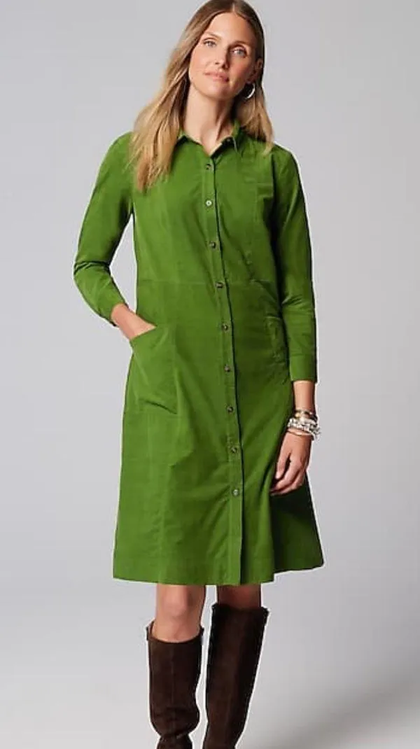 J.Jill Soft Corduroy Shirtdress - Image 9