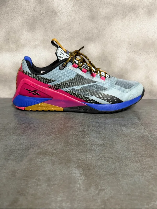 Reebok Nano X1 Women's Training Adventure Shoes Gray/Colbalt Size 7.5 - Image 15