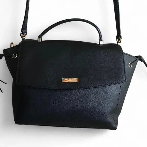 Kate Spade New YORK ♠️ Black Lilah Laurel Way Leather Satchel - Image 2