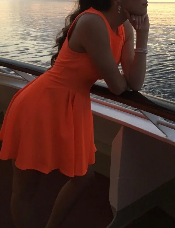 Orange Dress - Image 3