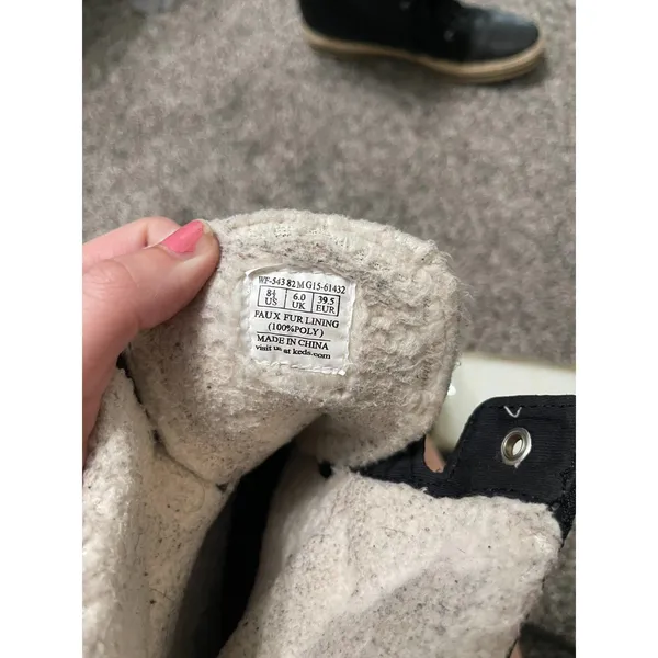 Keds Black Juliet high-top hybrid sneaker Winter Boot 8 1/2 - Image 2