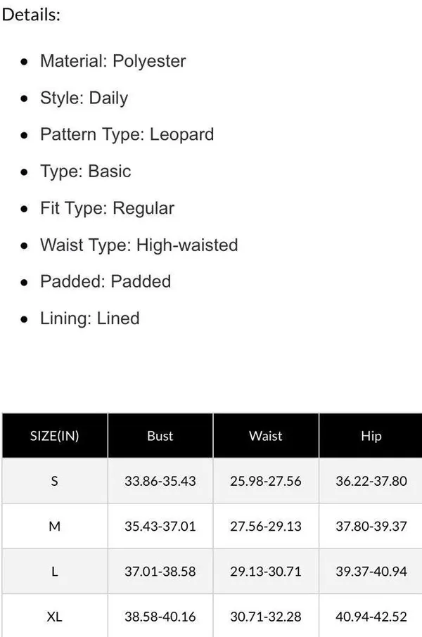 Roselypink High Waisted Animal Print Swimsuit - Image 5