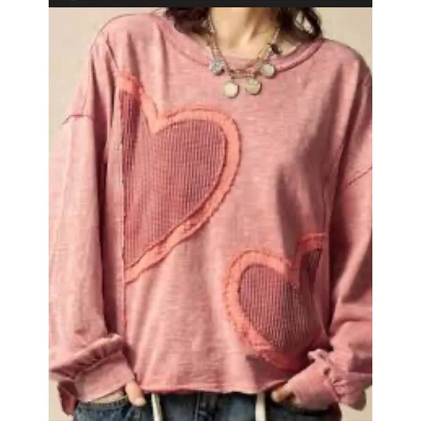 Heart Sweater Size M - Image 7