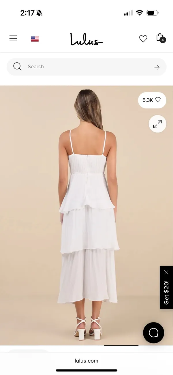 Lulus White Dress - Image 2