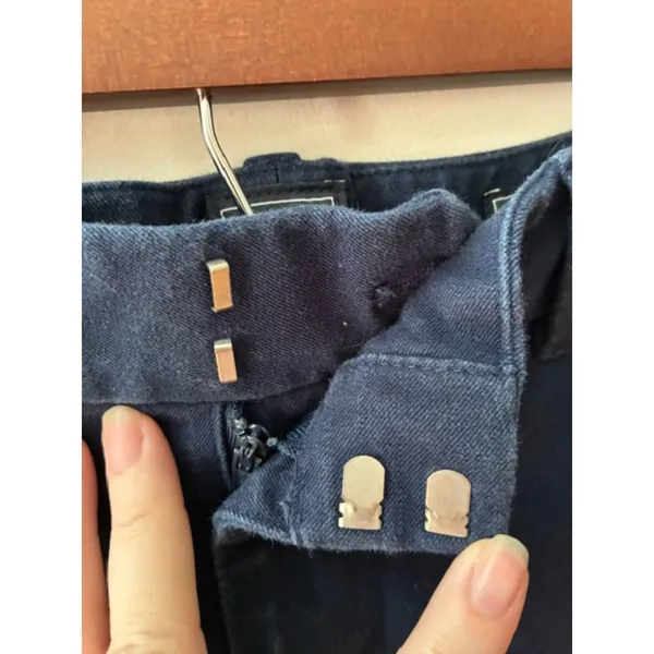GAP Women’s Size 2 Slim Ankle High Rise Navy Blue Pants Chinos - Image 5