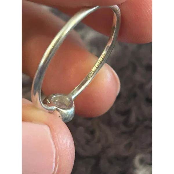 Z12 925 sterling silver ring size 10 - Image 7
