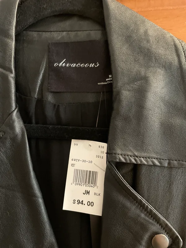 Oliviaceous Biker Jacket Size M - Image 2