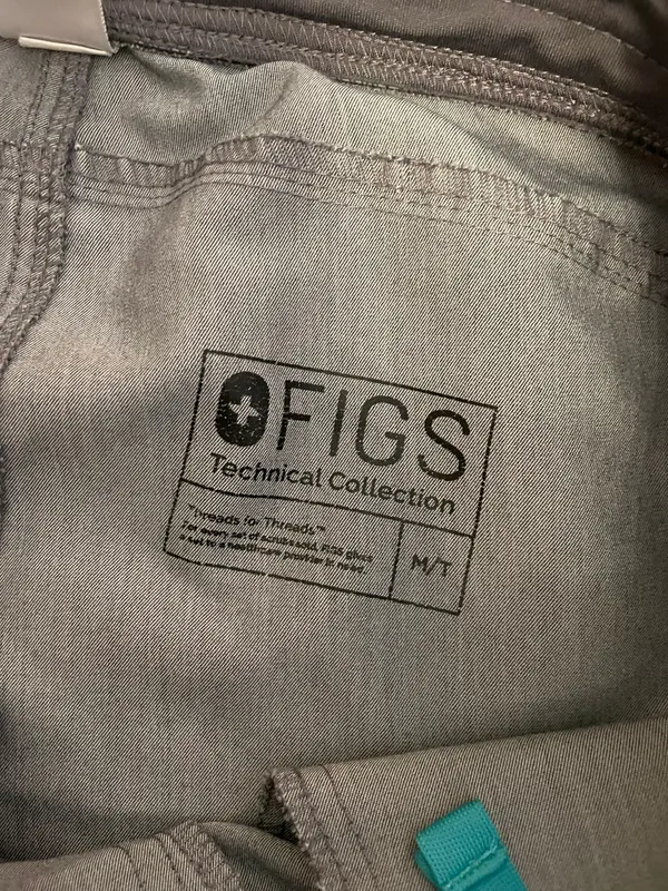 FIGS Graphite  L Top M/T Pants - Image 4