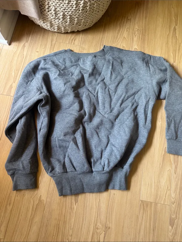 The Bar Heather Gray Crewneck with Mint Block Logo - Image 4