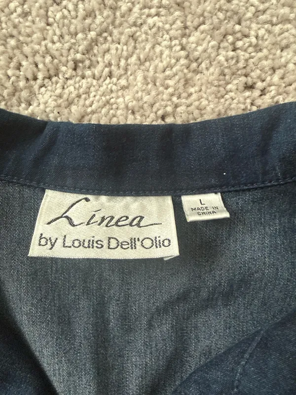 Jean Vest Blue Size L - Image 2