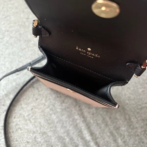 Kate Spade Black and Pink Crossbody Bag - Image 4