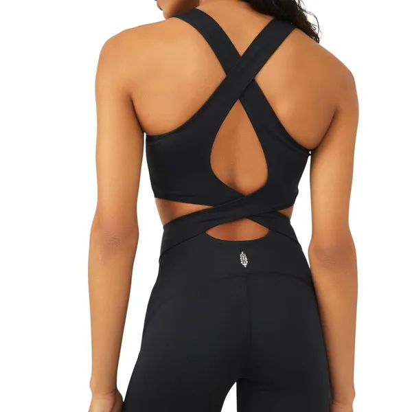 Free People Movement Back it Up Jumpsuit - Black - Medium - Image 9