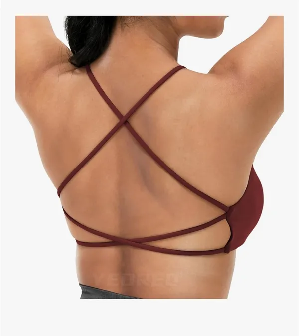 Amazon Sports Bra Red - Image 2