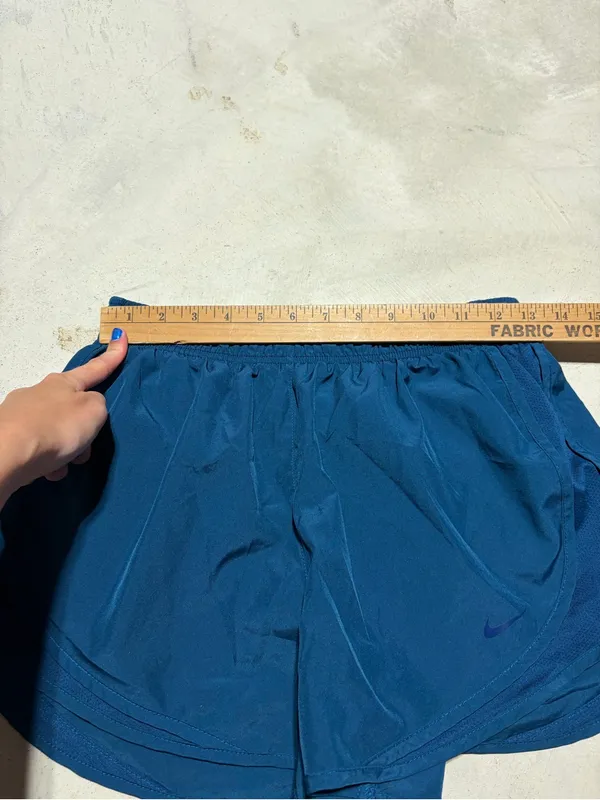 Nike Women's Blue Running Shorts medium - Image 11