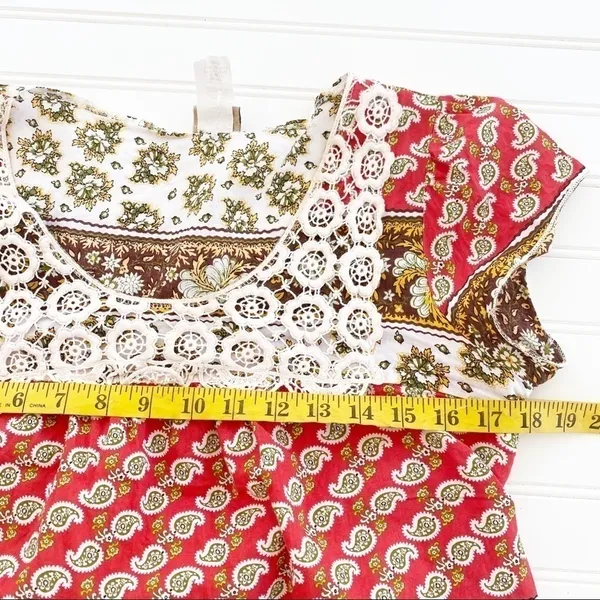 Bohemian Peasant blouse Size Large - Image 7