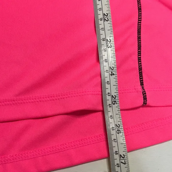Tek Gear DryTek Hot Pink Athletic Tee XL Mesh High-Low Workout - Image 3