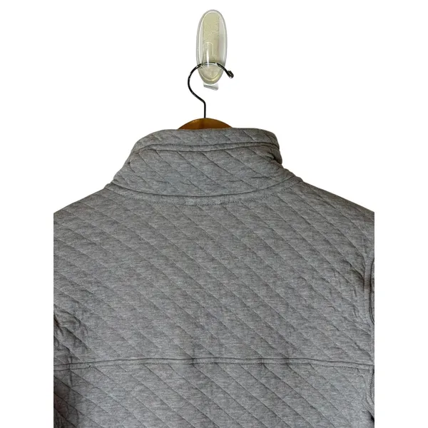 Patagonia Quilt Snap T Pullover Women XS Grey Organic Cotton Gorpcore Athleisure - Image 4