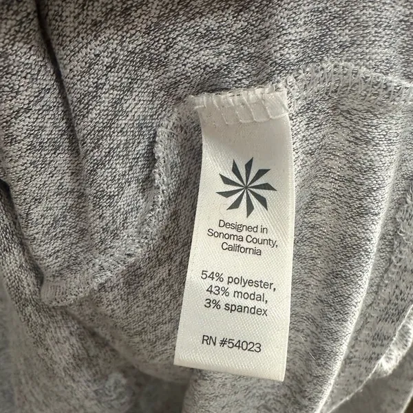 Athleta oversized grey blend tunic workout top yoga activewear XL - Image 3