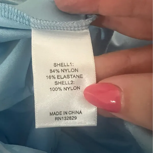 Michael Costello X Revolve Jake Strapless Plunging Maxi Gown Baby Blue - Image 11