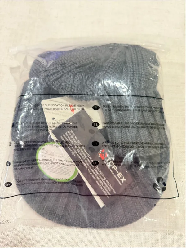 TOP-EX Merino Wool Waterproof Visor Beanie Hat Brim Dark Grey XL/XXL NWT - Image 14