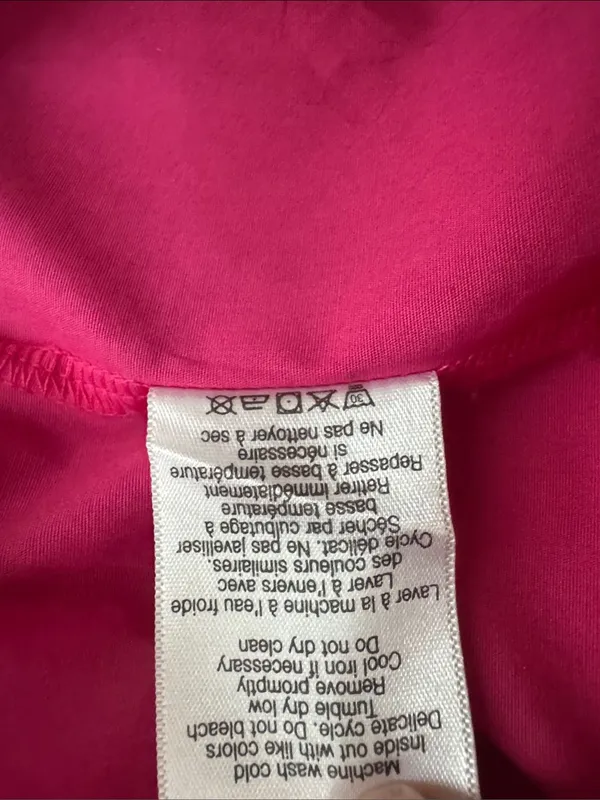 Veronica Beard AUSTYN Lg DkPink Tiered Pima Cotton Sleeveless Midi Dtess Sz S - Image 13