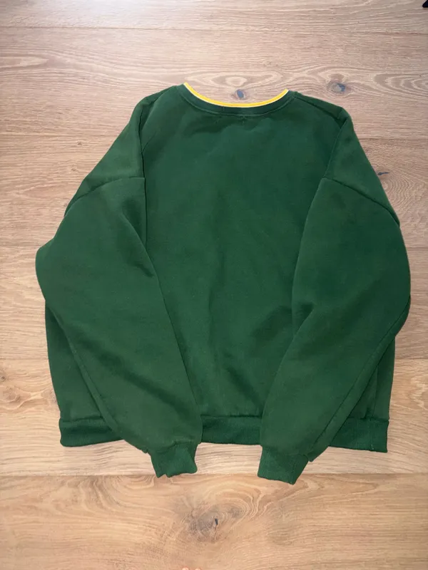 edikted green oversized sweatshirt dallas green Small - Image 5