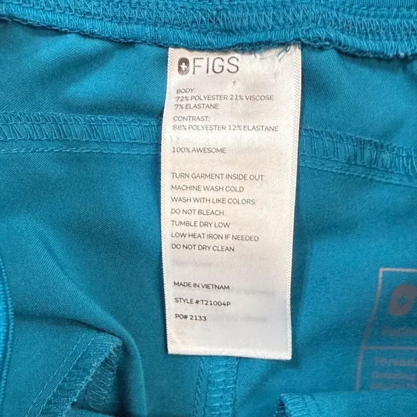 Figs Blue Joggers with Gray Accents - Image 5
