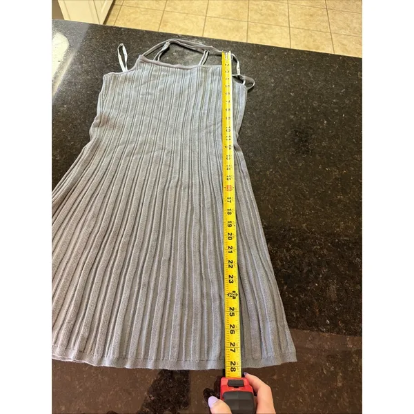 Abercrombie And Fitch Robbed‎ Mini Dress Sz MP Sundress Criss Cross Straps - Image 6
