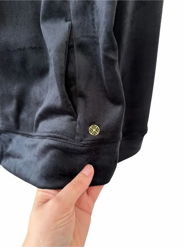 Lilly Pulitzer Regate Velour Jacket Black Size S NWT - Image 6