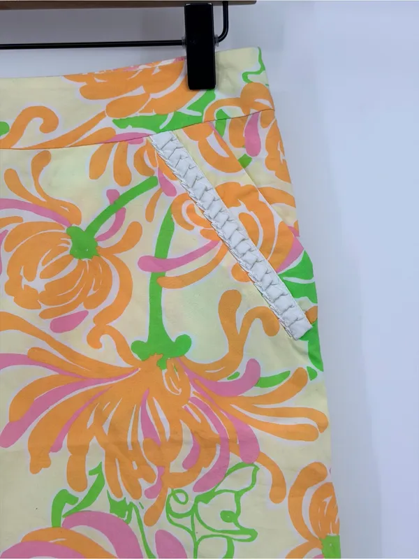 Lilly Pulitzer Martini Skirt What a‎ Wonderful World Floral Size 2 - Image 4