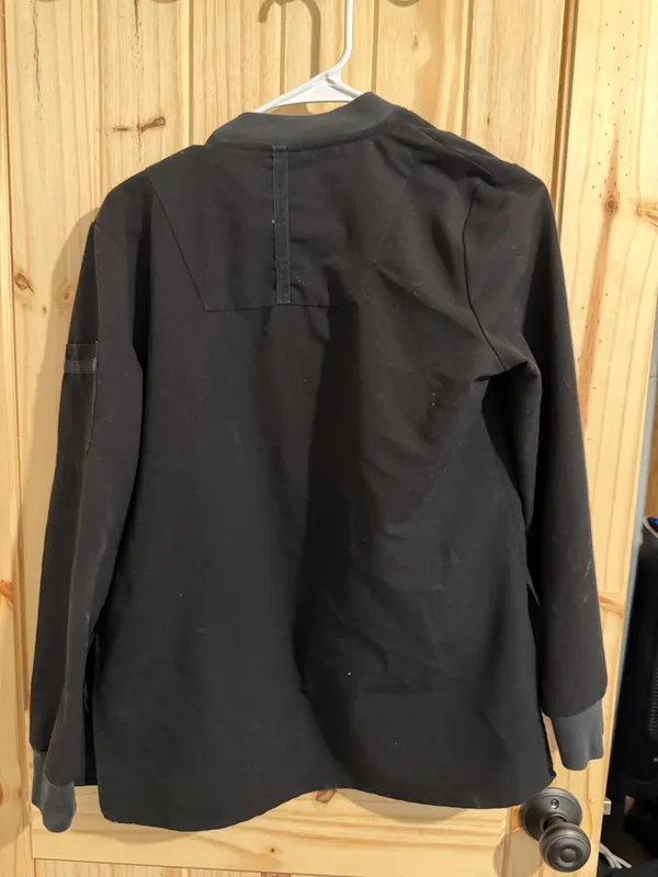 FIGS Scrub Jacket Black - Image 3
