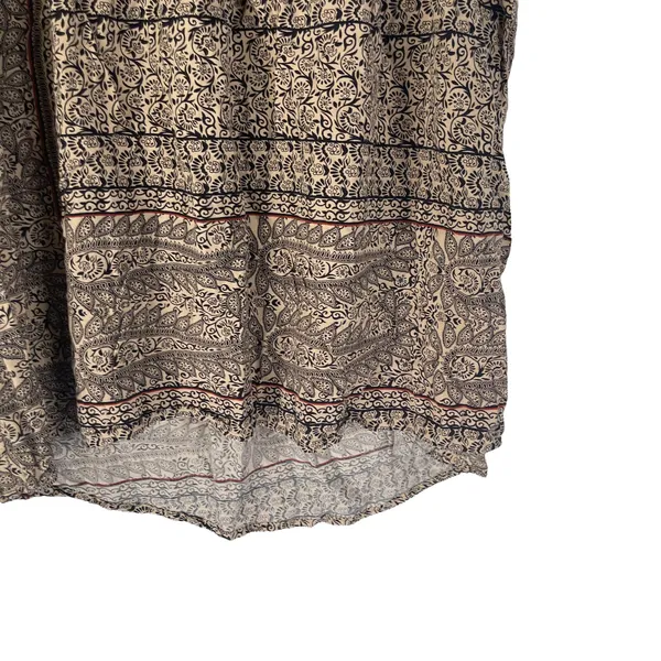 Anthropologie Hazel Size‎ Medium Rayon Boho Sleeveless Crochet Blouse Festival - Image 5