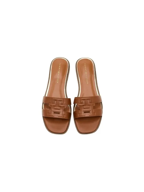 NWT Tommy Hilfiger Womens Terenz H-Band Dress Sandals TWTERENZ Medium Brown 9.5M - Image 2