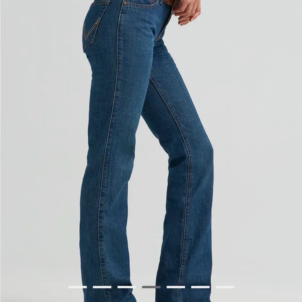 Wrangler Women's Q - Baby Boot Cut Jeans in Deep Blue - Image 3