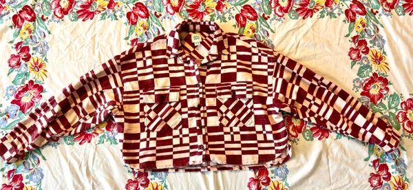BDG Urban Outfitters Caleb Cropped Flannel Shirt - Image 3