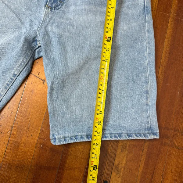 Wrangler Light Blue Denim Cutoff Shorts - Image 3