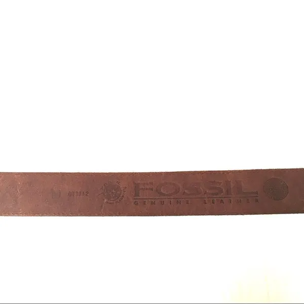 Fossil leather & silver belt L‎ - Image 6