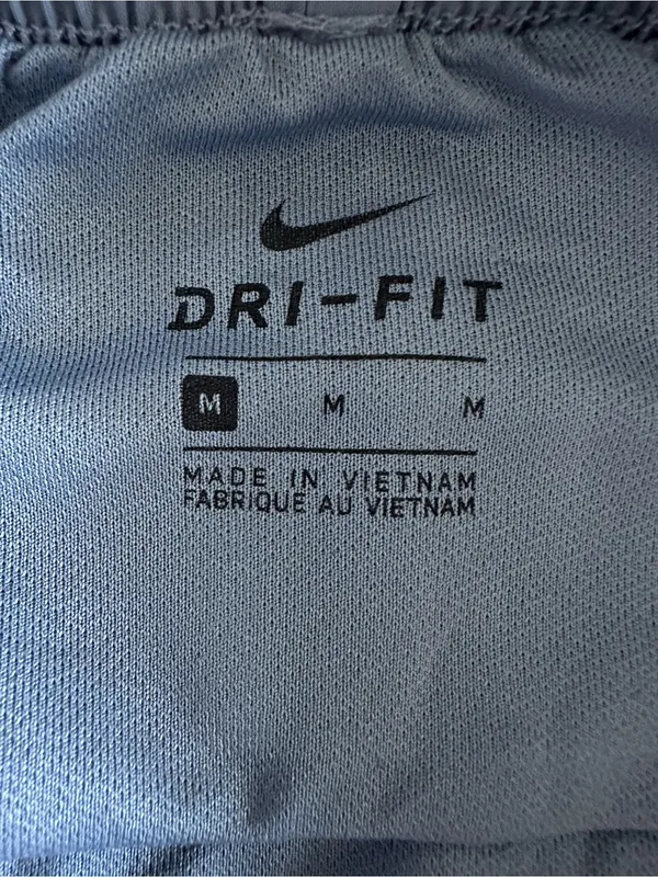 Nike Dri-FIT Running Shorts Women's Medium light blue Drawstring Lined Athletic - Image 4