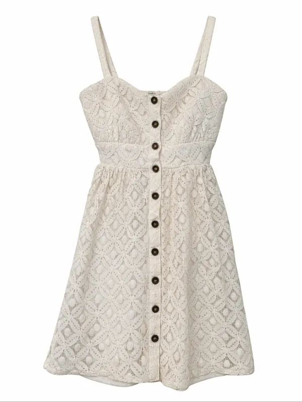 Charlotte Russe Womens White Sundress Size Small Wedding Guest Beach Sorority College Tropical - Image 2
