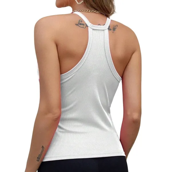 Slim Fit Camisole in White, Size S​​​ - Image 2