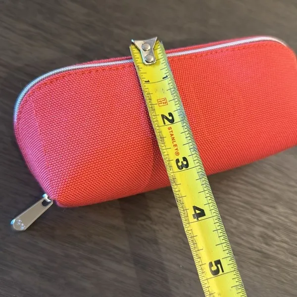 Christian Dior NWOT Coral Canvas Travel Cosmetic Vanity Case Makeup Jewelry Organizer D…‎ - Image 8