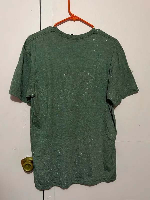 Gildan Green Short-Sleeve Tee with Retro Cassette Graphic - Image 4