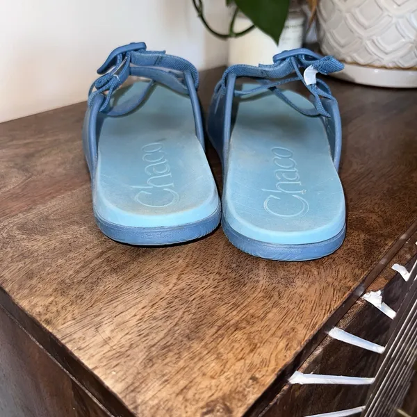 Chaco‎ Chillos Slide Sandals Womens Size 7 Ocean Blue Adjustable Comfort Casual - Image 5