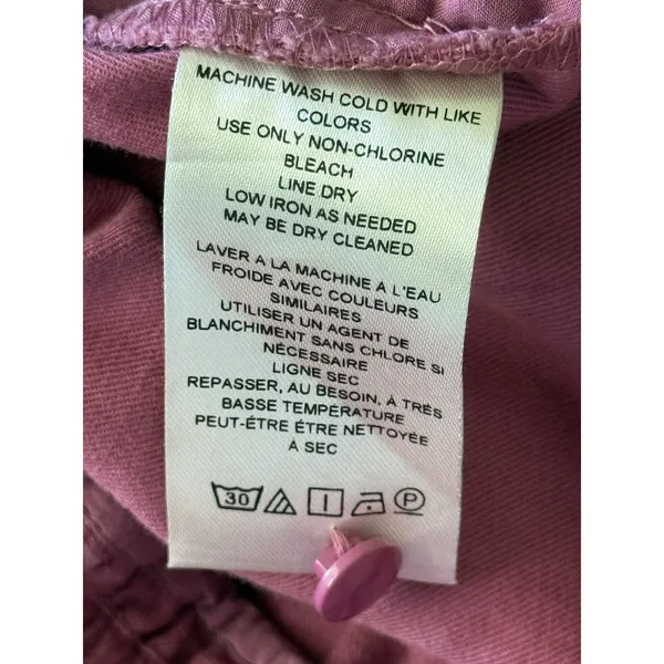 Anthropologie Somerset Jumpsuit Small Pink Full Length Short Sleeve Wide‎ Leg - Image 7