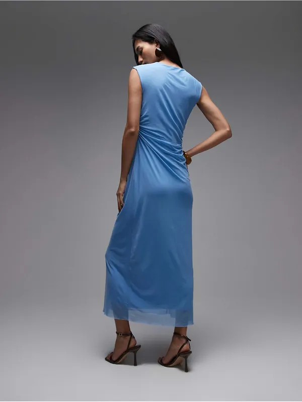 NWT & Other Stories | Draped Midi Dress, Small - Image 2
