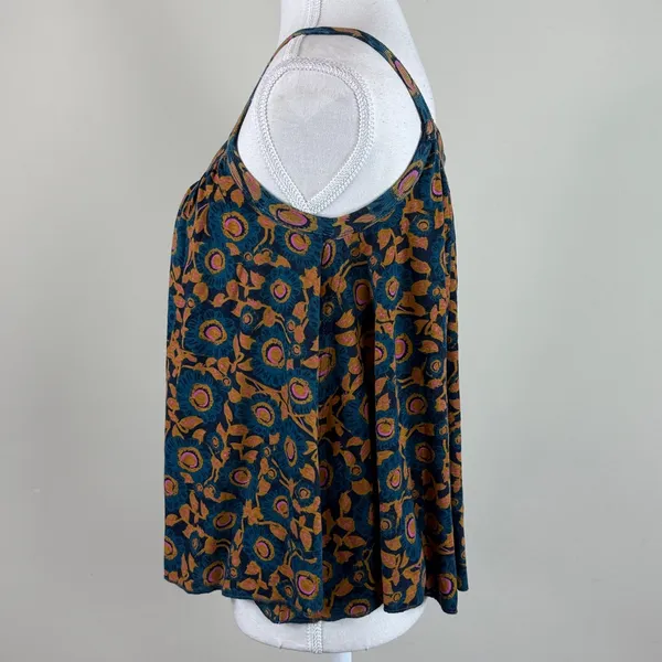 NWT Natural Life Flowy Boho Pleated Floral Print‎ Top Size XS - Image 6