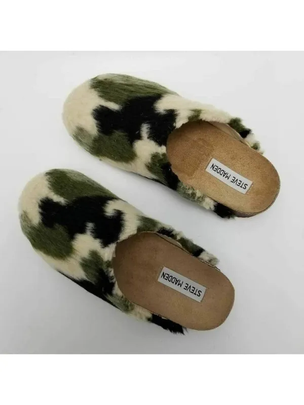 Steve Madden Womens Vesa Clog Slippers Camouflage - Image 2
