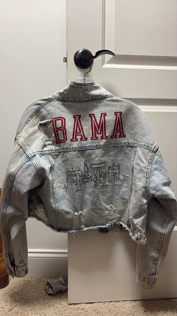 Bama Jean jacket Blue Size M - Image 2